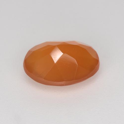 Carnelian Gemstone in 8 x 6 mm (calibrated) Size for Sale, Carnelian Stone in Reddish Orange Color