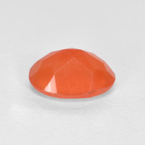 Carnelian Gemstone in 7 x 5 mm (calibrated) Size for Sale, Carnelian Stone in Fire Orange Color