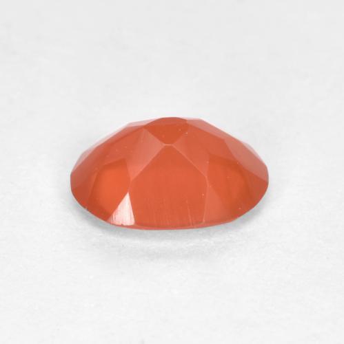 Carnelian Gemstone in 6.7 x 5 mm Size for Sale, Carnelian Stone in Fire Orange Color