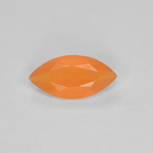 Темно-оранжевый Карнеол Камень - 0.4ct Фасетная Маркиза (ID: 605822)