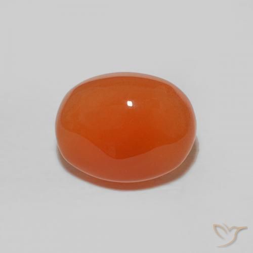 2,22 ct ovaler Karneol, 9,2 x 7 mm aus Indien, Photo A