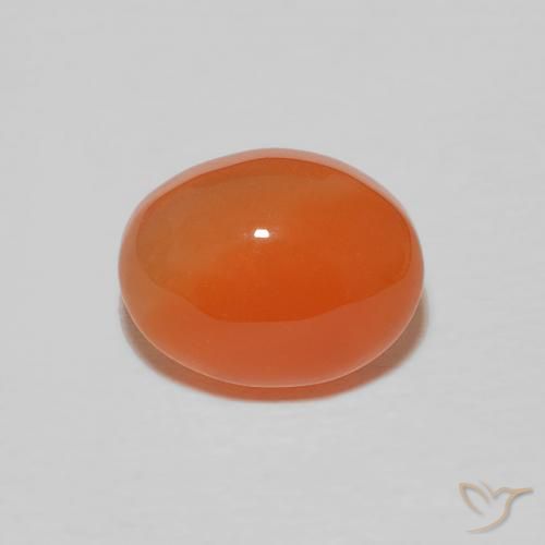 2,34 ct ovaler Karneol, 9,2 x 7 mm aus Indien, Photo A