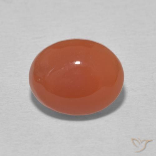Овальный сердолик 2,66 карат, 10 x 8,1 мм из Индии, Photo A