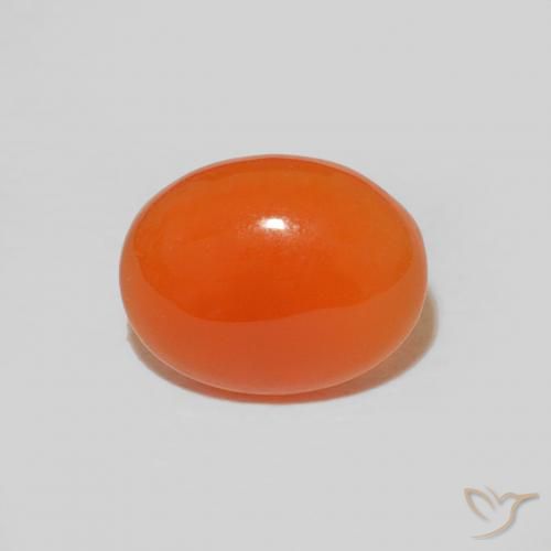 1,64 ct ovaler Karneol, 9 x 7,1 mm aus Indien, Photo A