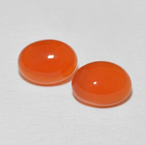 2.92 ct Oval Carnelian, 8.2 x 6.2 mm From India, Photo A