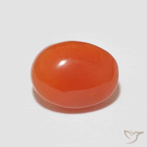 1.97 ct Oval Carnelian, 9.2 x 7 mm From India, Photo A