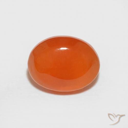 1.77 ct Oval Carnelian, 8.9 x 6.8 mm From India, Photo A