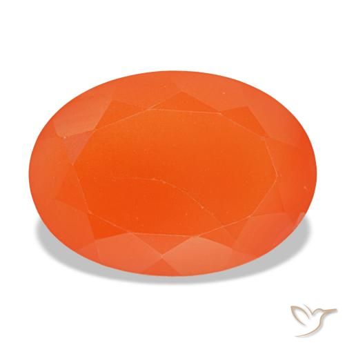 5.43ct Orange Carnelian, Oval, Translucent