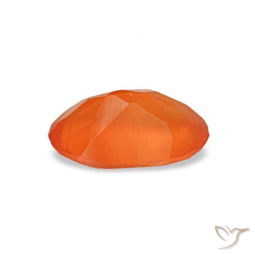 Carnelian Gemstone in 6 x 4 mm (calibrated) Size for Sale, Carnelian Stone in Fire Orange Color