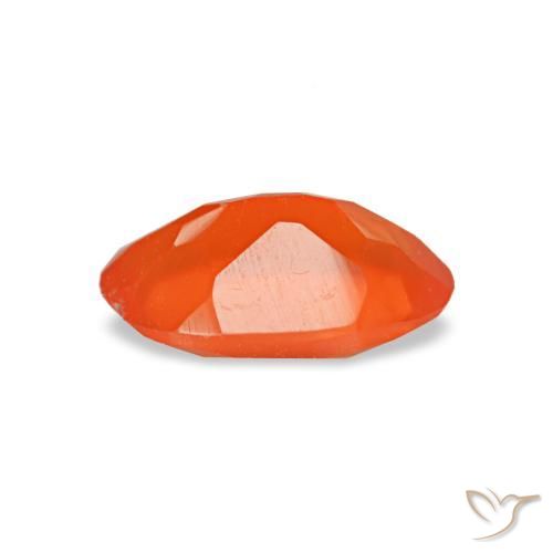 Carnelian Gemstone in 6 x 4 mm (calibrated) Size for Sale, Carnelian Stone in Warm Orange Color