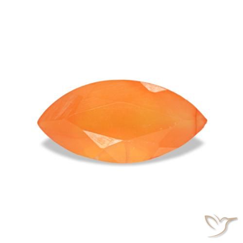 0.46ct Orange Carnelian, Marquise, Transparent