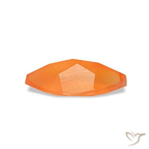 Carnelian Gemstone in 6 x 4 mm (calibrated) Size for Sale, Carnelian Stone in Medium Orange Color