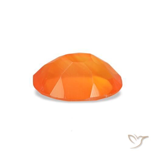 Carnelian Gemstone in 6 x 4 mm (calibrated) Size for Sale, Carnelian Stone in Bright Orange Color