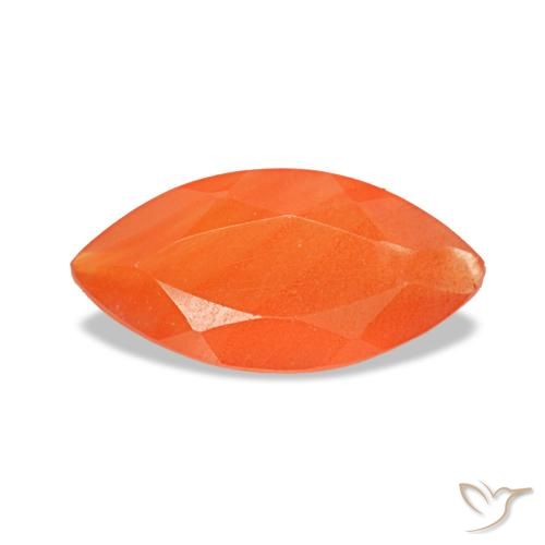 0.36ct Orange Carnelian, Marquise, Transparent