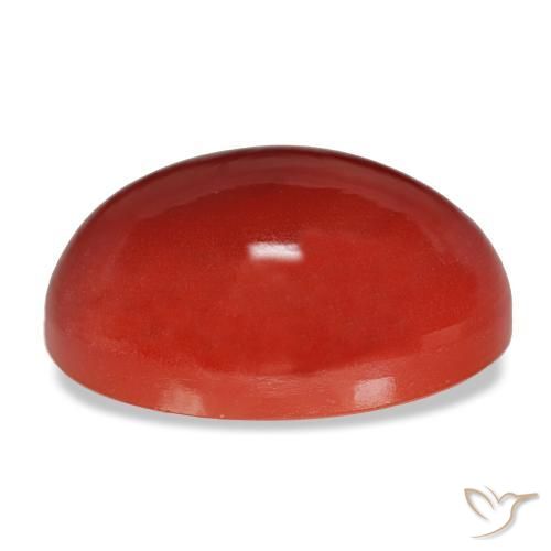 Carnelian Gemstone in 18 x 13 mm (calibrated) Size for Sale, Carnelian Stone in Bright Red Color