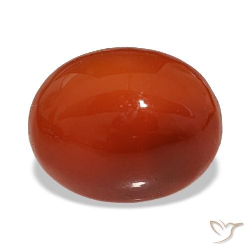 3.06ct Red Carnelian, Oval, Translucent