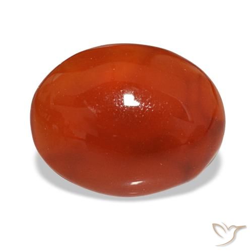 2.19ct Red Carnelian, Oval, Translucent