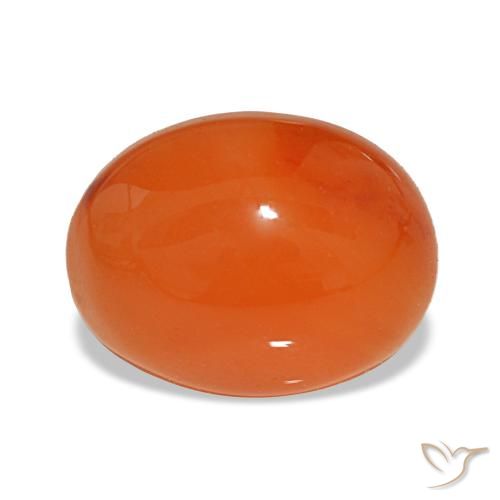 2.38ct Red Carnelian, Oval, Translucent
