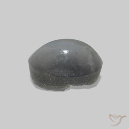 Cat's Eye Alexandrite Gemstone in 5.7 x 3.9 mm Size for Sale, Cat's Eye Alexandrite Stone in Pale-Greenish Grey Color
