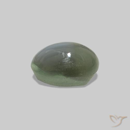 Cat's Eye Alexandrite Gemstone in 5.6 x 3.9 mm Size for Sale, Cat's Eye Alexandrite Stone in Medium Green Color