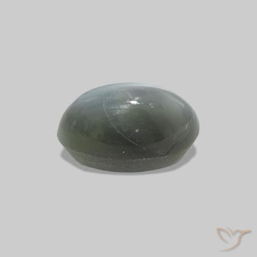Cat's Eye Alexandrite Gemstone in 5.8 x 3.6 mm Size for Sale, Cat's Eye Alexandrite Stone in Medium Grey Color