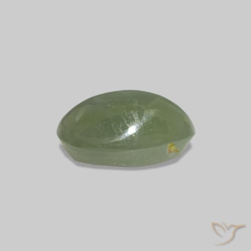 Cat's Eye Alexandrite Gemstone in 6 x 4 mm (calibrated) Size for Sale, Cat's Eye Alexandrite Stone in Grey Green Color