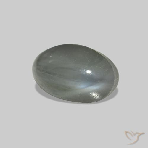 0.92 ct Gray Cat's Eye Alexandrite Stone, Natural Cat's Eye Alexandrite in Oval Cabochon Shape for Sale