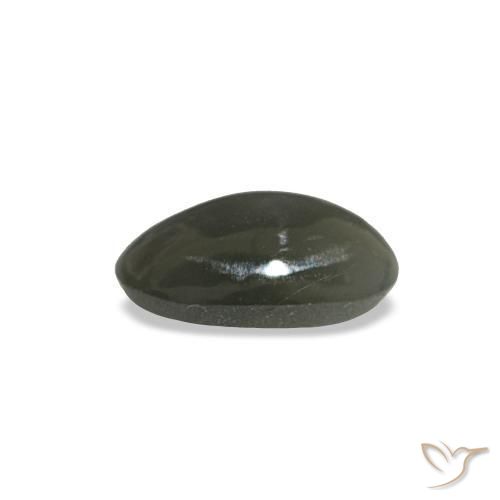 Cat's Eye Alexandrite Gemstone in 5.2 x 3.5 mm Size for Sale, Cat's Eye Alexandrite Stone in Medium Grey Color