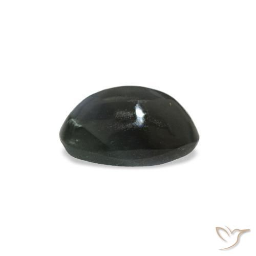 Cat's Eye Alexandrite Gemstone in 5.3 x 3.3 mm Size for Sale, Cat's Eye Alexandrite Stone in Dark Grey Color