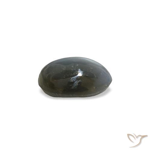 Cat's Eye Alexandrite Gemstone in 5.2 x 3.6 mm Size for Sale, Cat's Eye Alexandrite Stone in Pale-Greenish Grey Color