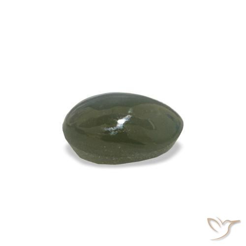 Cat's Eye Alexandrite Gemstone in 5.3 x 3.5 mm Size for Sale, Cat's Eye Alexandrite Stone in Medium Grey Color