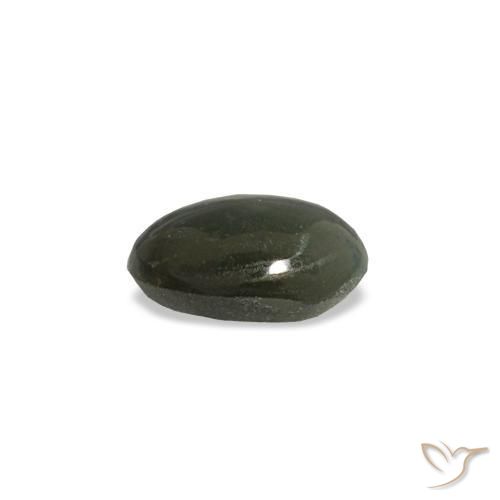 Cat's Eye Alexandrite Gemstone in 5.1 x 3.7 mm Size for Sale, Cat's Eye Alexandrite Stone in Pale-Greenish Grey Color