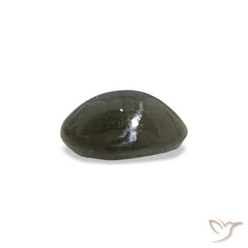 Cat's Eye Alexandrite Gemstone in 5.5 x 3.7 mm Size for Sale, Cat's Eye Alexandrite Stone in Pale-Greenish Grey Color