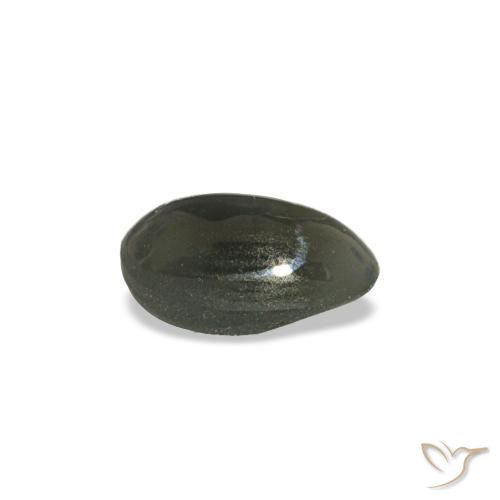 Cat's Eye Alexandrite Gemstone in 5.5 x 4 mm Size for Sale, Cat's Eye Alexandrite Stone in Pale-Greenish Grey Color