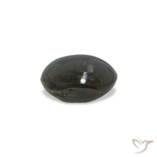Cat's Eye Alexandrite Gemstone in 5.2 x 3.5 mm Size for Sale, Cat's Eye Alexandrite Stone in Medium Grey Color
