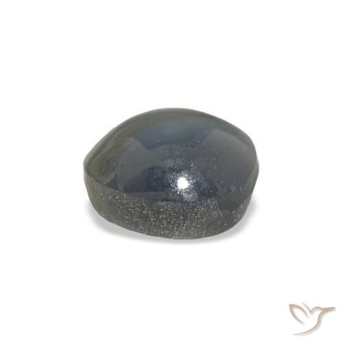 Cat's Eye Alexandrite Gemstone in 5.5 x 5.4 mm Size for Sale, Cat's Eye Alexandrite Stone in Medium Grey Color