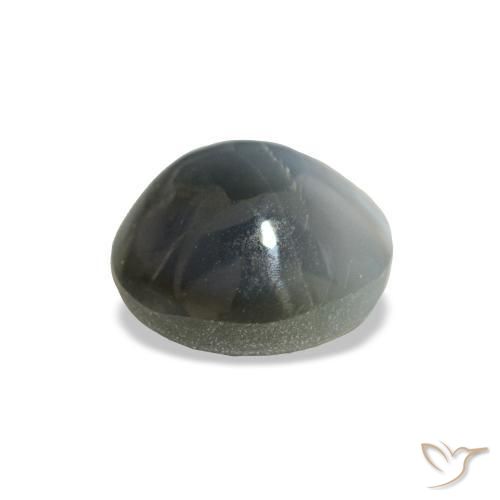Cat's Eye Alexandrite Gemstone in 5.5 mm (calibrated) Size for Sale, Cat's Eye Alexandrite Stone in Pale-Greenish Grey Color