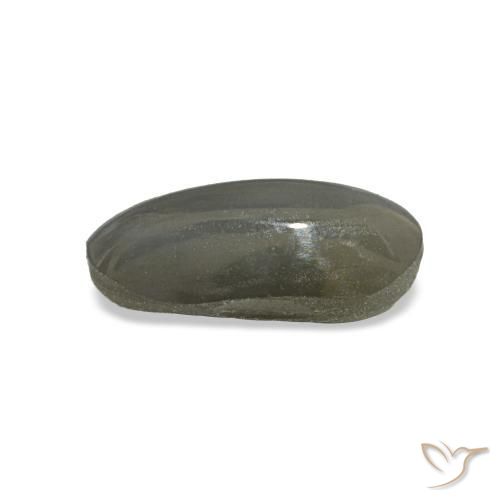 Cat's Eye Alexandrite Gemstone in 7.8 x 4.3 mm Size for Sale, Cat's Eye Alexandrite Stone in Medium Grey Color
