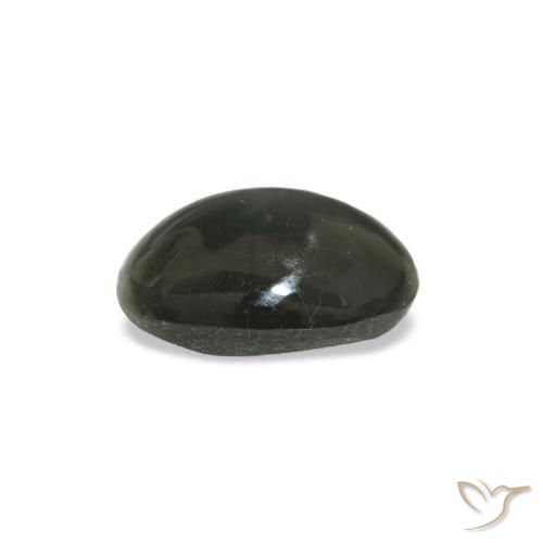 Cat's Eye Alexandrite Gemstone in 4.8 x 3.9 mm Size for Sale, Cat's Eye Alexandrite Stone in Pale-Greenish Grey Color