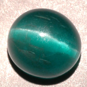 Cat's Eye Apatite Gemstone in 9.4 x 8.7 mm Size for Sale, Cat's Eye Apatite Stone in Blue Green Color