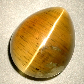 Cat's Eye Apatite Gemstone in 11.1 x 9 mm Size for Sale, Cat's Eye Apatite Stone in Honey Color
