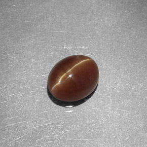 Cat's Eye Apatite Gemstone in 7 x 5.7 mm Size for Sale, Cat's Eye Apatite Stone in Honey Color