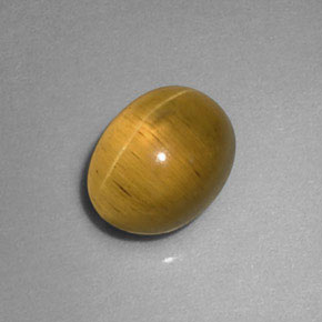 1.77 ct Green Cat's Eye Apatite Stone, Natural Cat's Eye Apatite in Oval Cabochon Shape for Sale