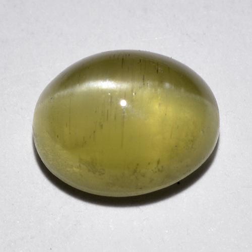 2ct Oval Cabochon Greenish Yellow Cat's Eye Apatite for sale thumb image of 2ct Oval Cabochon Greenish Yellow Cat's Eye Apatite (ID: 494567)