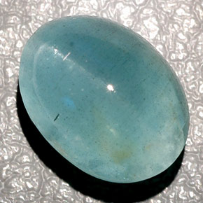 Cat's Eye Aquamarine Gemstone in 16 x 12 mm (calibrated) Size for Sale, Cat's Eye Aquamarine Stone in Blue-Green Color