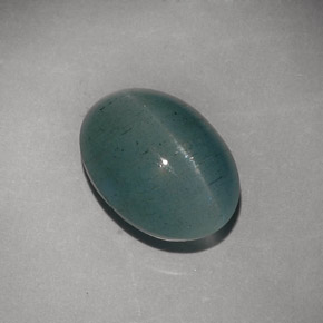 Cat's Eye Aquamarine Gemstone in 13.4 x 9.8 mm Size for Sale, Cat's Eye Aquamarine Stone in Blue-Green Color