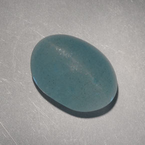Cat's Eye Aquamarine Gemstone in 12.9 x 9.4 mm Size for Sale, Cat's Eye Aquamarine Stone in Blue-Green Color
