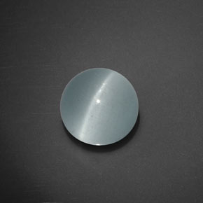 Cat's Eye Aquamarine Gemstone in 10 mm (calibrated) Size for Sale, Cat's Eye Aquamarine Stone in Green-Blue Color