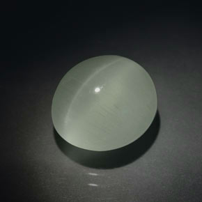 8.9ct Oval Cabochon Blue-Green Cat's Eye Aquamarine for sale thumb image of 8.9ct Oval Cabochon Blue-Green Cat's Eye Aquamarine (ID: 382730)
