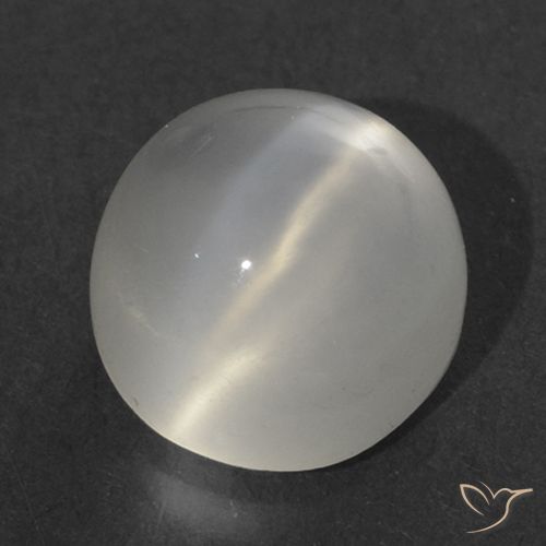1,86 ct runder Katzenaugen-Mondstein, 7 mm aus Indien, Photo A